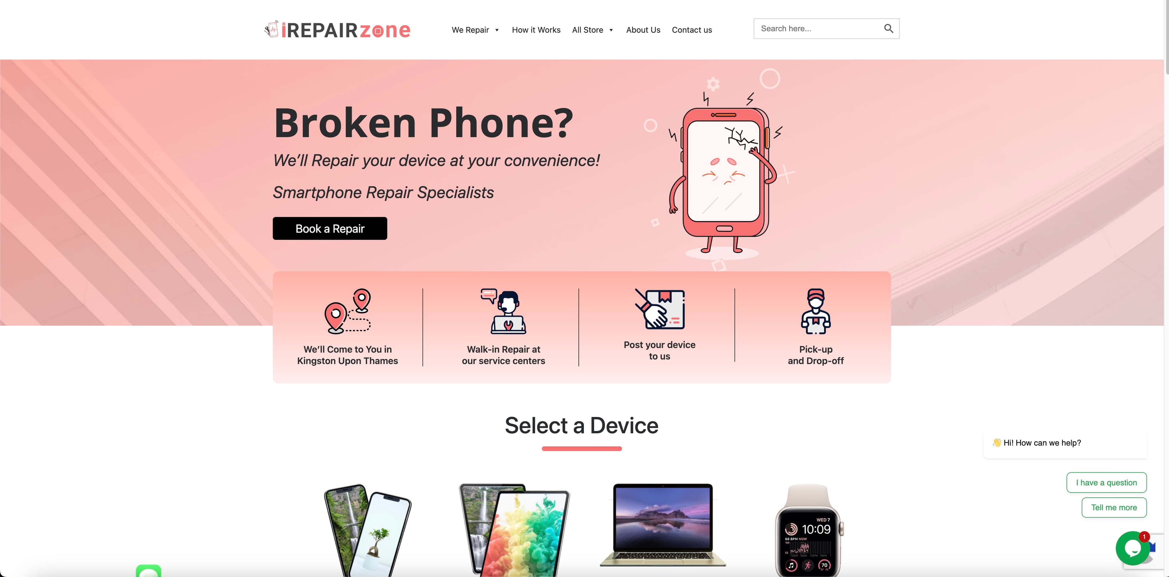 iRepair Zone Cover